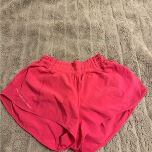 Lululemon Athletica Bright Pink Athletic Shorts